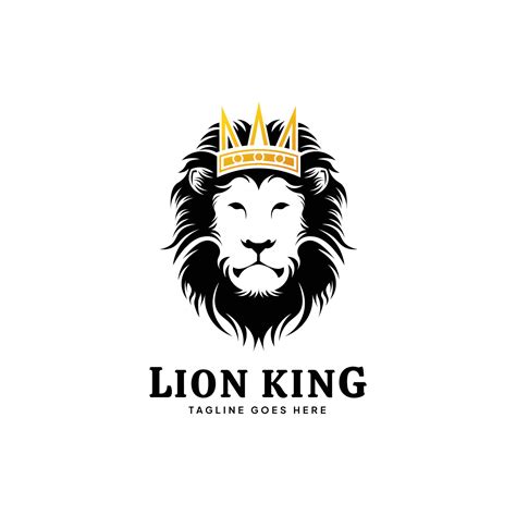 The Lion King Logo Template Tribal Style Vector 8249792 Vector Art at ...