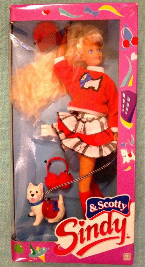 Rare Sindy And Scotty Mib 1989 Hasbro Htf French Issue Lilac Box 55 4