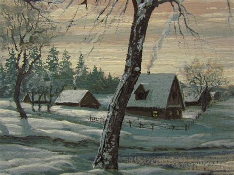 Winter Painting Winter Forest Winter Landscape Winter - Etsy