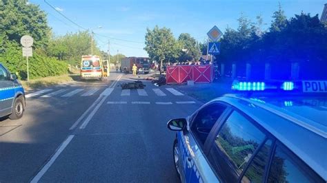 Śmiertelny wypadek na drodze krajowej numer 48 w Kozienicach Zginął