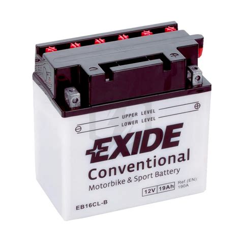 Batterie Moto Exide Eb Cl B Yb Cl B V Ah A