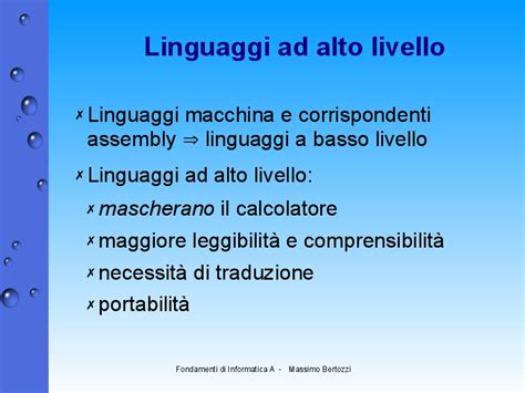 Linguaggi Ad Alto Livello