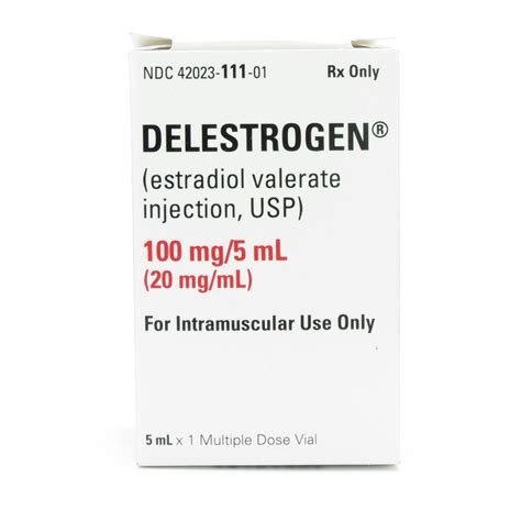 Delestrogen® Estradiol Valerate 20mgml Mdv 5ml Vial Mcguff