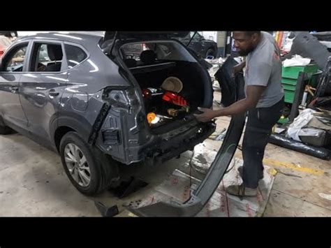 Hyundai Tucson How To Take The Back Bumper And Tail Light Off The