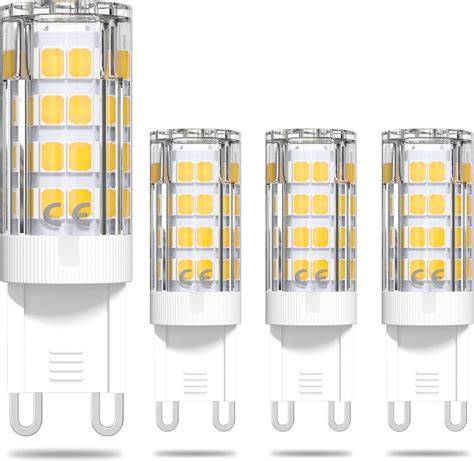 Bonlux 4 Pack Dimmable 4W G9 Capsule LED Bulb Warm White 2700K 220V 240