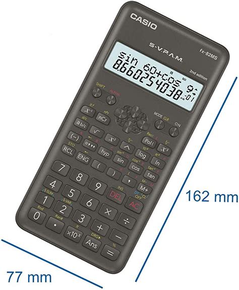 Ripley CALCULADORA CIENTÍFICA CASIO FX 82MS VERS II 240 FUNCIONES