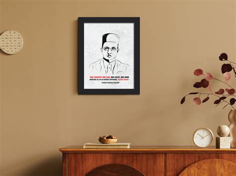 Vinayak Damodar Savarkar Portrait Painting - Tenorarts