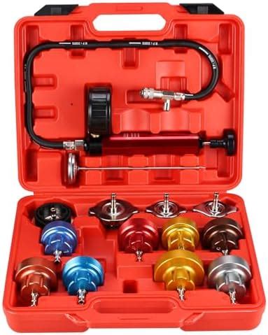 Amazon BTSHUB 18pcs Radiator Pump Pressure Tester Kit Vacuum Pump