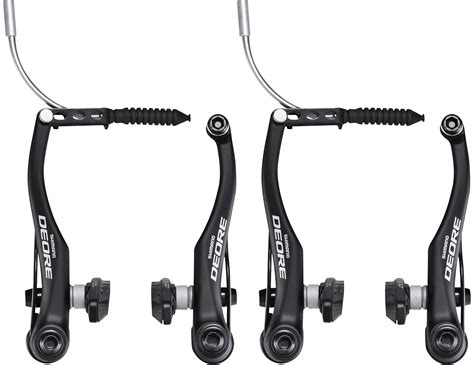 SHIMANO brzdy DEORE BR T610 V brzda přední zadní S70C 16 mm černá