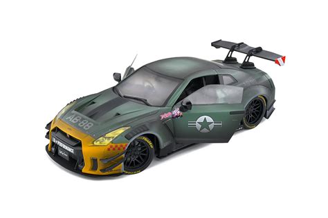 Nissan GT R R35 W Liberty Walk Body Kit 2 0 Army Fighter 2022 Solido