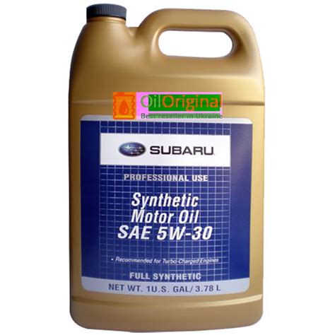 Моторное масло Subaru Synthetic Motor Oil 5w30