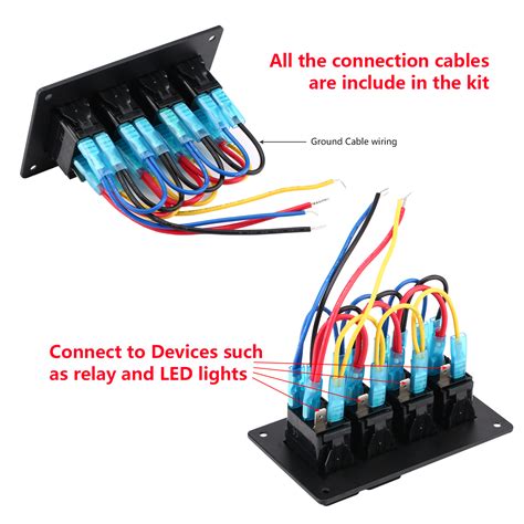 How To Wire A 4 Gang Light Switch Wiring Pedia