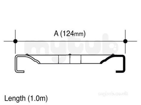 Wavin Slotted Grate Reinforced 1m Wavin