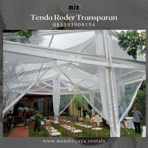 Sewa Tenda Roder Transparan Kawasan Industri Indotaisei Karawang