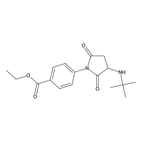 Buy Ethyl 4 3 Tert Butylamino 2 5 Dioxopyrrolidin 1 Yl Benzoate