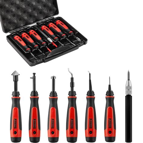 AFA Tooling Deburring Tool 7 Piece Kit Deburring And Reamer Tools