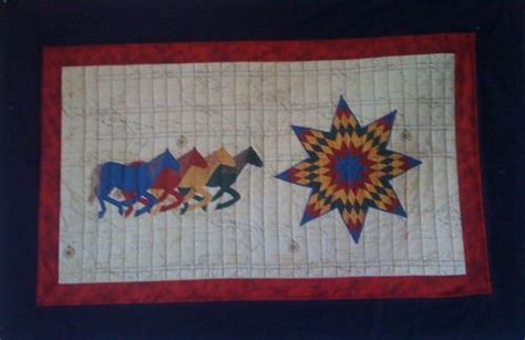 Horses Of The Mountain Star By Susan Hudson Quilts Tribute Hudson