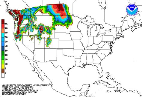 Kentucky Lake, Lake Barkley 48-Hour Snowfall Forecast