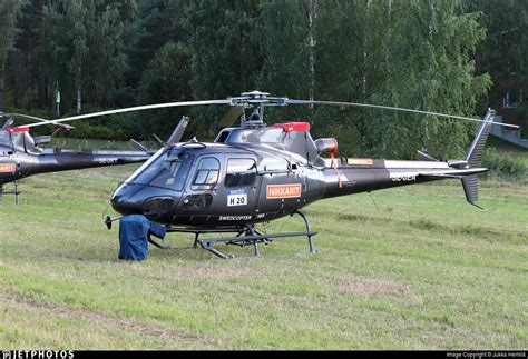 Se Jea A Rospatiale As B Ecureuil Heliair Sweden Jukka Hemil