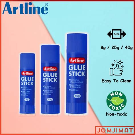 Artline Glue Stick 8g 25g 40g EG 85 EG 25 EG 40 Gam Sekolah