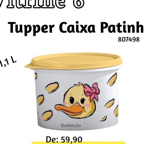 Tupper Caixa Patinha 1 1litro Shopee Brasil