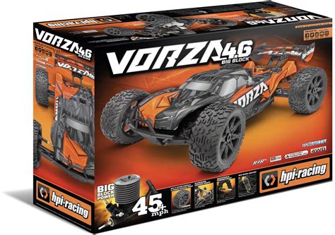 Hpi Vorza Big Block Nitro Truggy Rtr Scale Wd W Ghz R