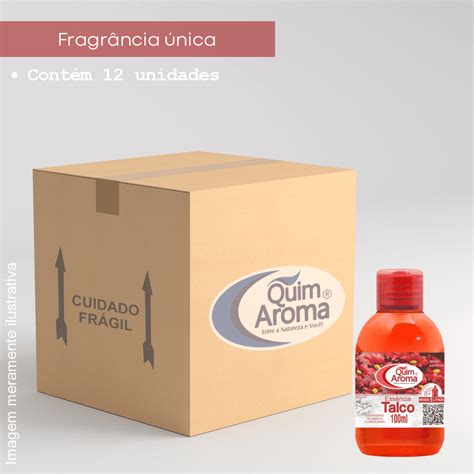 Caixa Fechada Essência 100ml Talco QUIM AROMA