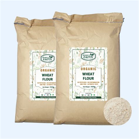 Wheat Flour Organic 20kg 10kg X 2 Dte Foods