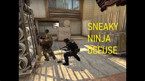 Sneakiest Ninja Defuse Ever CS GO Counter Strike Global Offensive