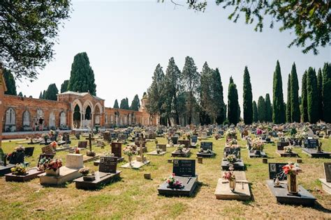 Premium Photo Venice Italy Sep Architecture Inside Cimitero Di