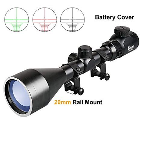 Cvlife X Rifle Scope Red And Green Mil Dot Illuminated Hunting