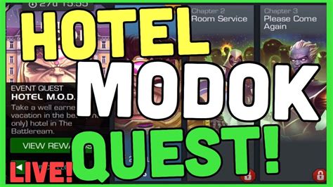 Hotel Modok Quest Uncollected Marvel Contest Of Champions Live Stream Youtube