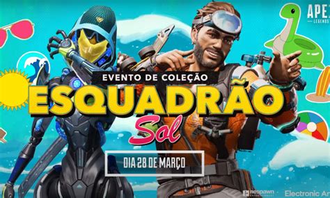 Apex Legends Evento De Cole O Esquadr O Sol Acontecer De De Mar O