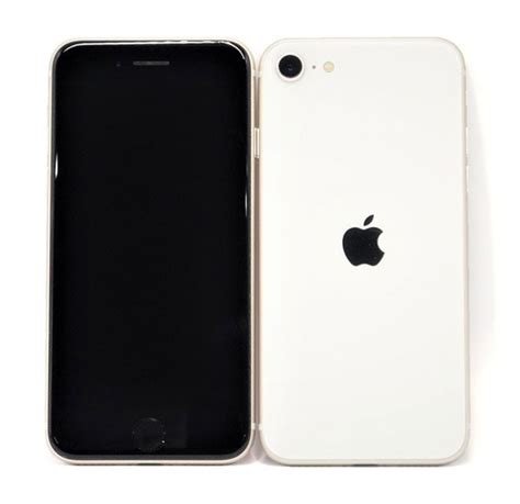 Iphonese 第2世代 64gb ホワイト 本体 中古 スマホ 中古スマホ 中古iphone Iphonese2 Se2 中古bランク バッテリー最大容量87 Simロック解除済 Sim