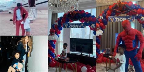 Wizkid and Jada Pollock throw lavish birthday party for their son, Zion ...