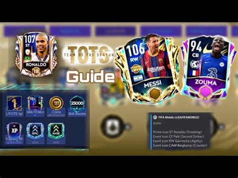 Fifa Mobile 21 Utots Players Utots Guide Tots Pack Opening YouTube