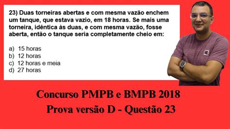 Racioc Nio L Gico Concurso Pmpb E Bmpb Soldado Prova Vers O