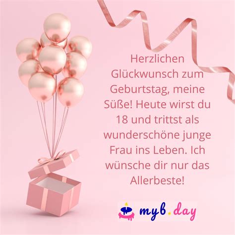 Glückwünsche zum 18 Geburtstag 70 tolle Sprüche