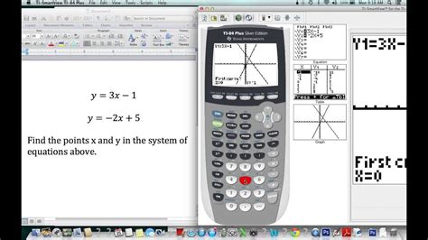 How To Use The TI 84 To Solve Simultaneous Equations YouTube