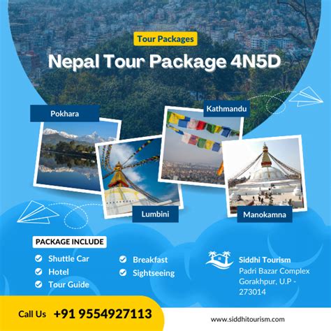 Nepal Tour Package From Gorakhpur 4N5D Siddhi Tourism