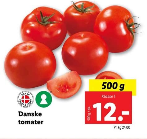 Danske Tomater Tilbud Hos Lidl