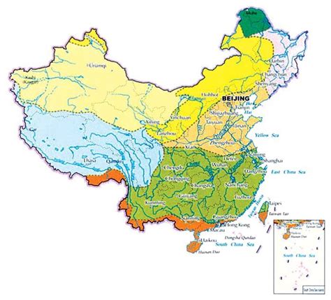 − Map of the Vegetation Zones of China. For additional details refer to ...