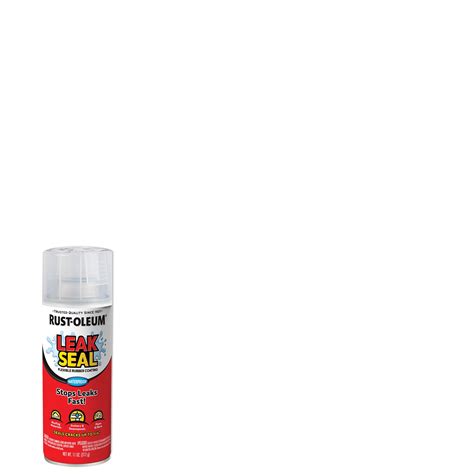 Clear Rust Oleum Leak Seal Flexible Rubber Sealant Spray Oz