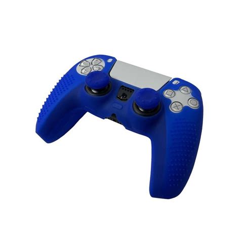 Silicon Controller Cover Set Blue Ps5 Dual Sense Meccha Japan