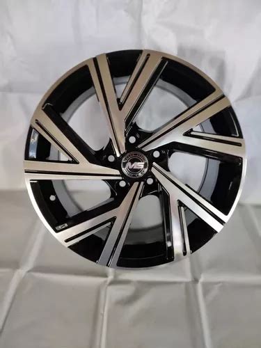 Rines 17x7 5 5 112 Negro Con Pulido Vw Jetta Golf Mk6 Mk7