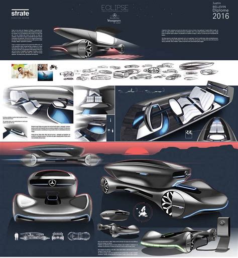 Transportation Design Project Mercedes Eclipse Strate School Of Design