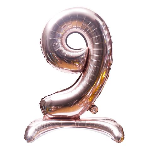 Buy Stand Up Rose Gold Number Balloons For Only Usd By