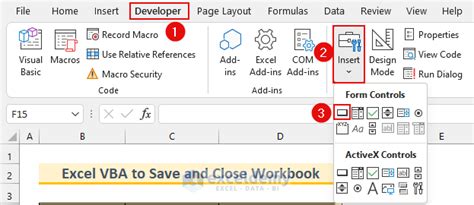 Excel Vba Save And Close Workbook Suitable Examples Exceldemy