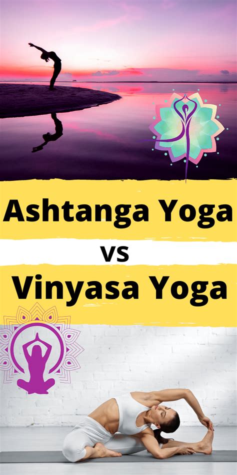 Two Women Doing Yoga Poses In Front Of A Sunset And The Words Ashtanga