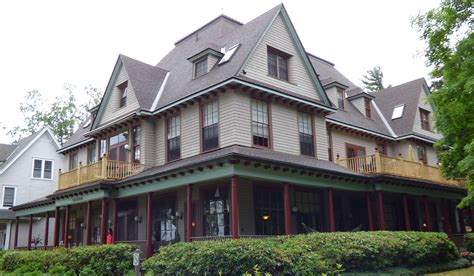 The Arcade On The Shore Of Lake Chautauqua At The Chautauqua